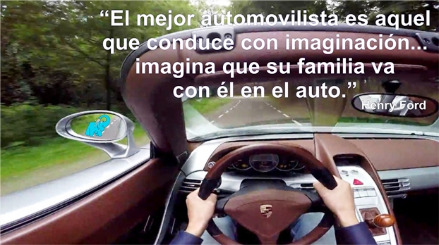 Una Enseñanza de Henry Ford sobre conducir un coche, en la Frase del Día del Elefante Azul de Avilés